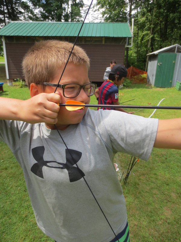 and some good form on the archery range...