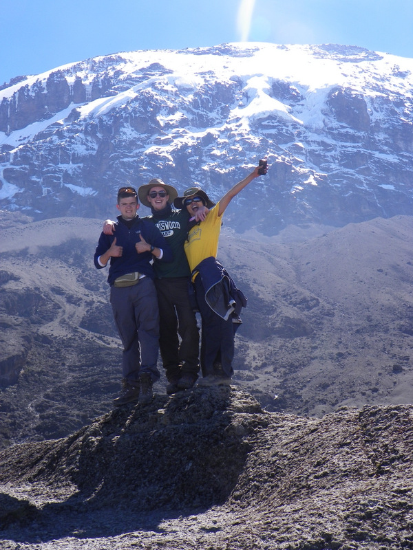 When Des sent me this pic of him and friends on Mt. Kilimanjaro in eastern Africa, it became the first pic in the file.